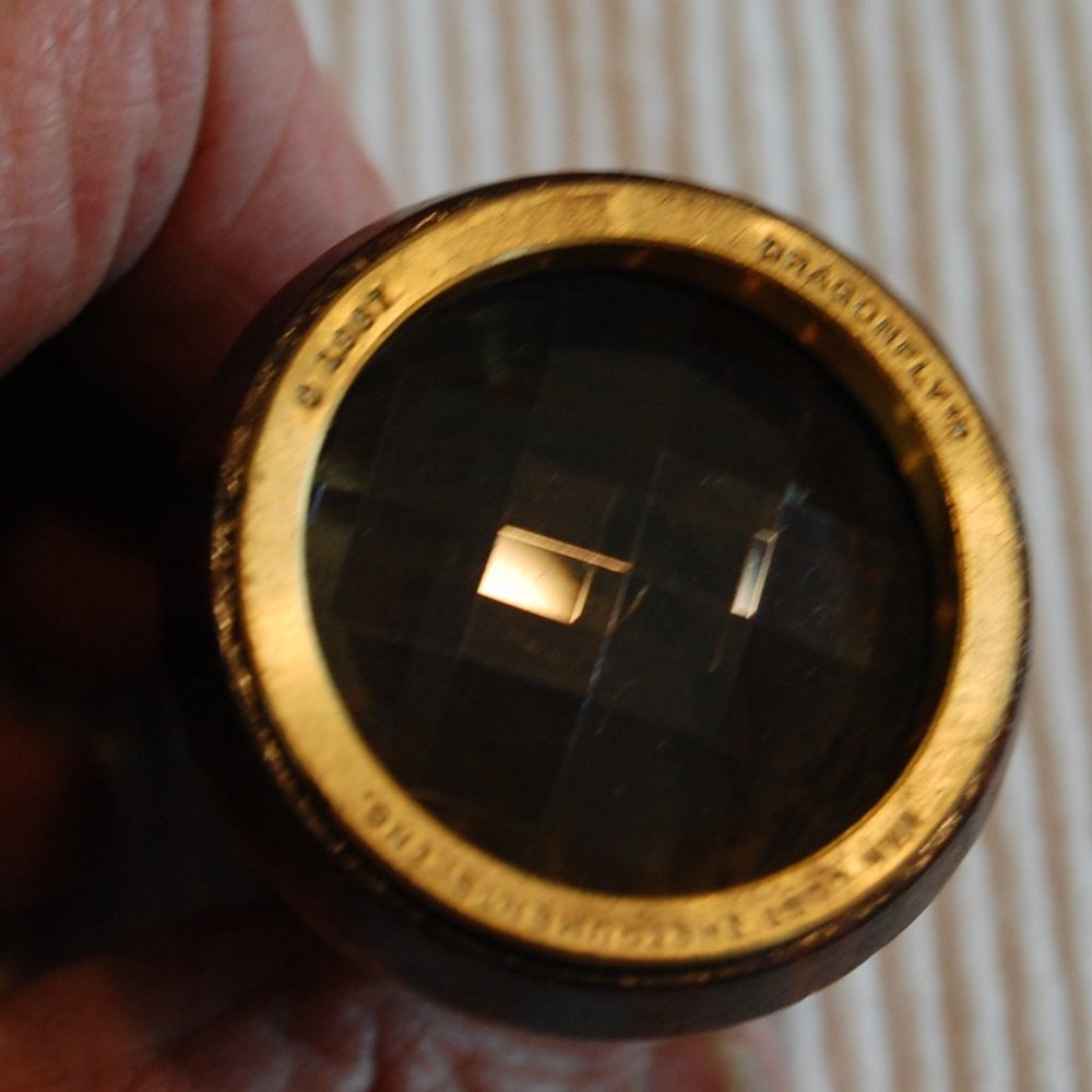 1987 Van Court International Dragonfly Wooden Kaleidoscope Prism in Box - Picture 16 of 16